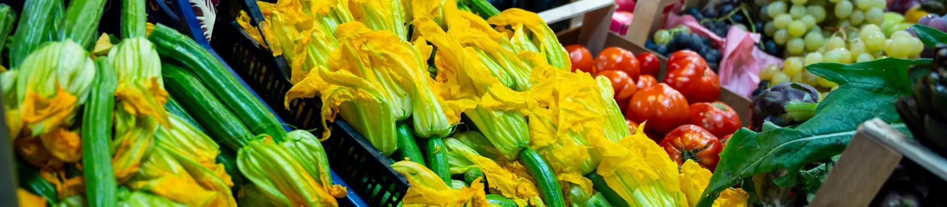Vegetable display at Florence market