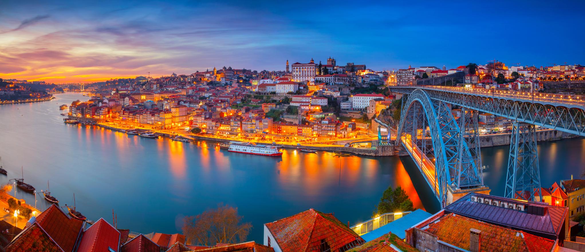 Luis Bridge Over The Douro River, Porto
