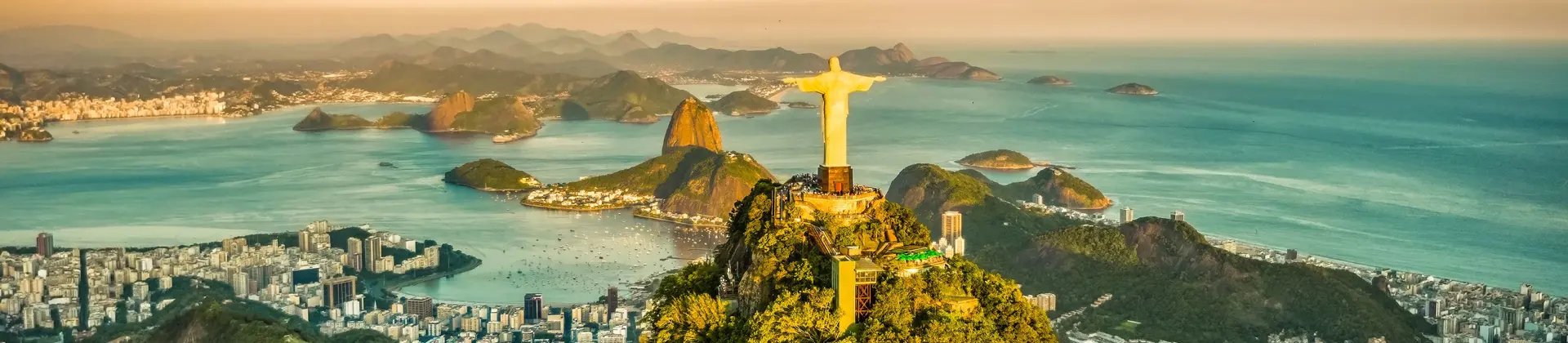 Aerial View of Rio De Janiero 