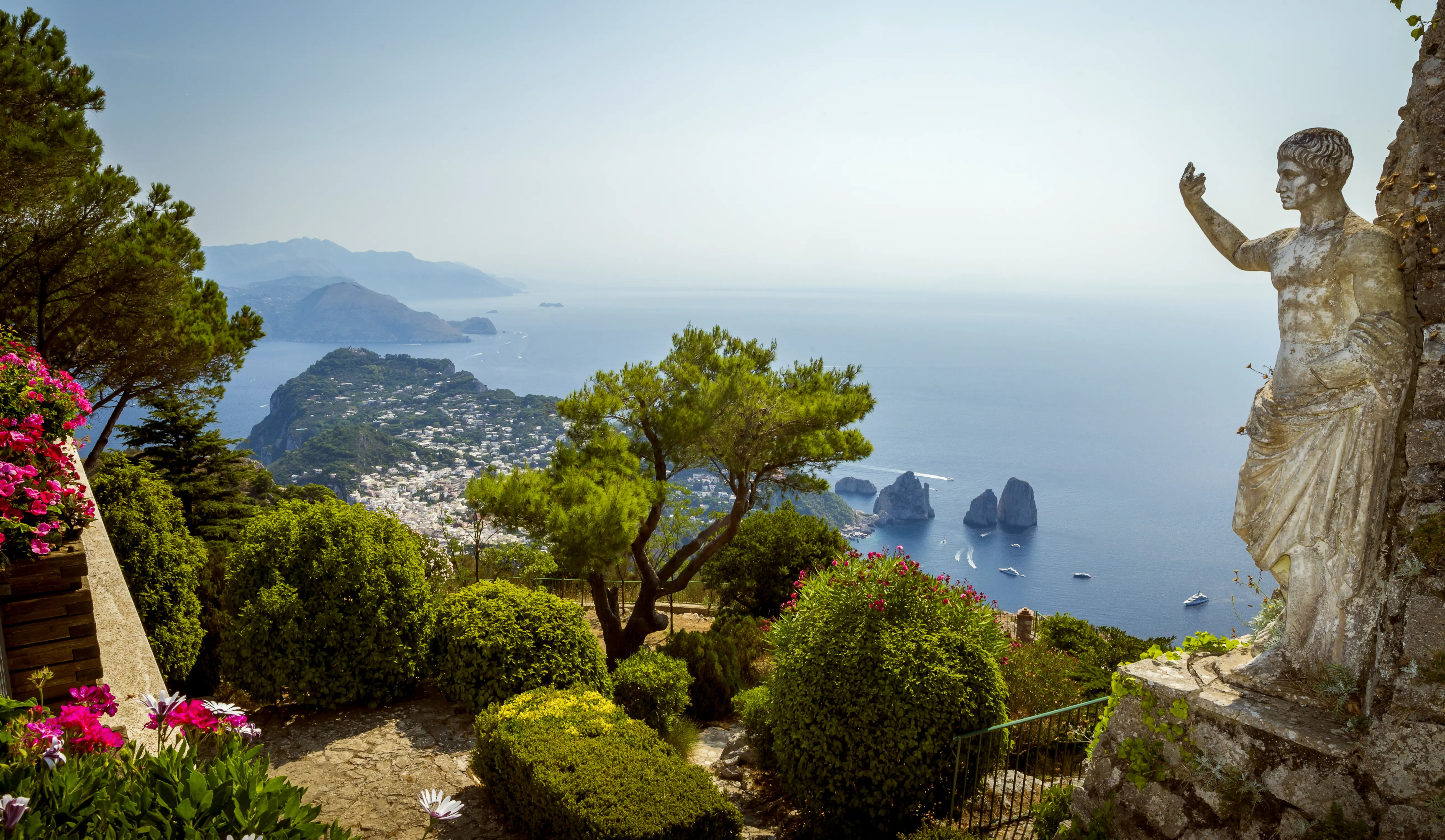 Capri Island Landscape From Mount Solaro, Italy