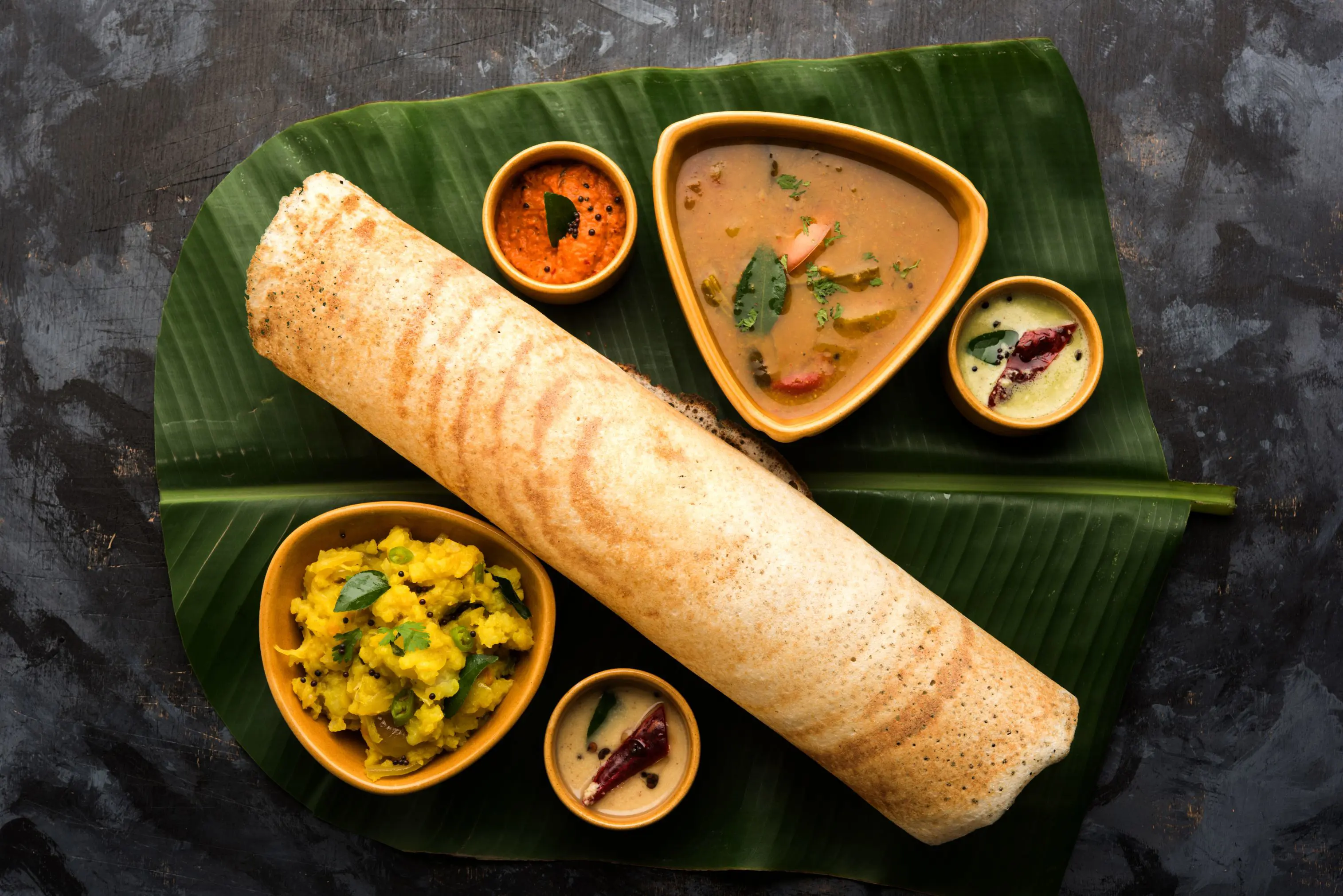 Traditional Indian Dosa 