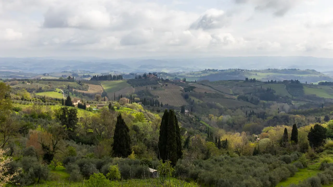 Siena and San Gimignano, Italy
