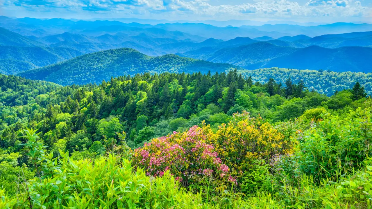 Sh 1920335276 Smoky Mountains From The Blue Ridge Parkway