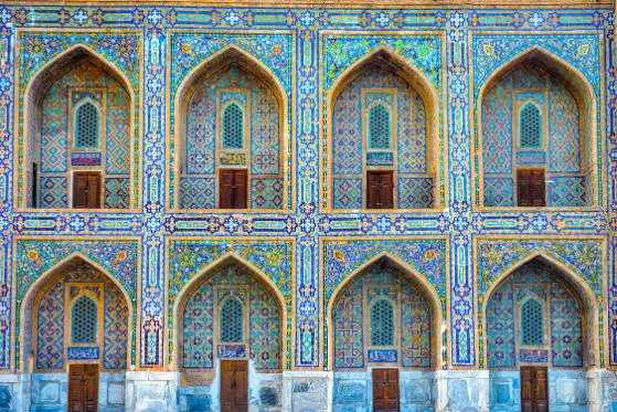 Arches Of Samarkand Registan, Uzbekistan