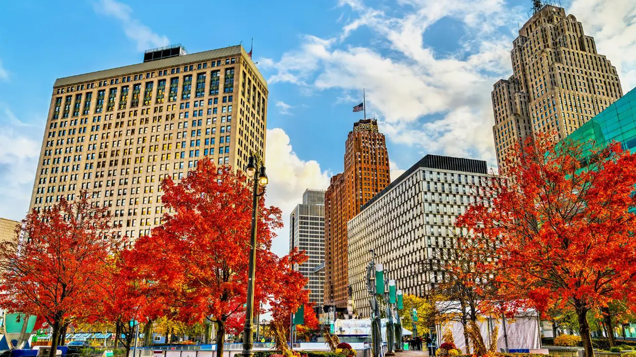 Downtown Detroit, Michigan