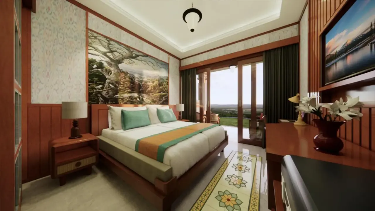 Artini Dijiwa Hotel, Ubud Bedsroom