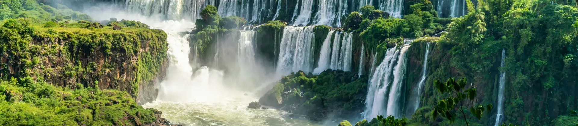 Iguazu Falls seen from the Argentinian National Park