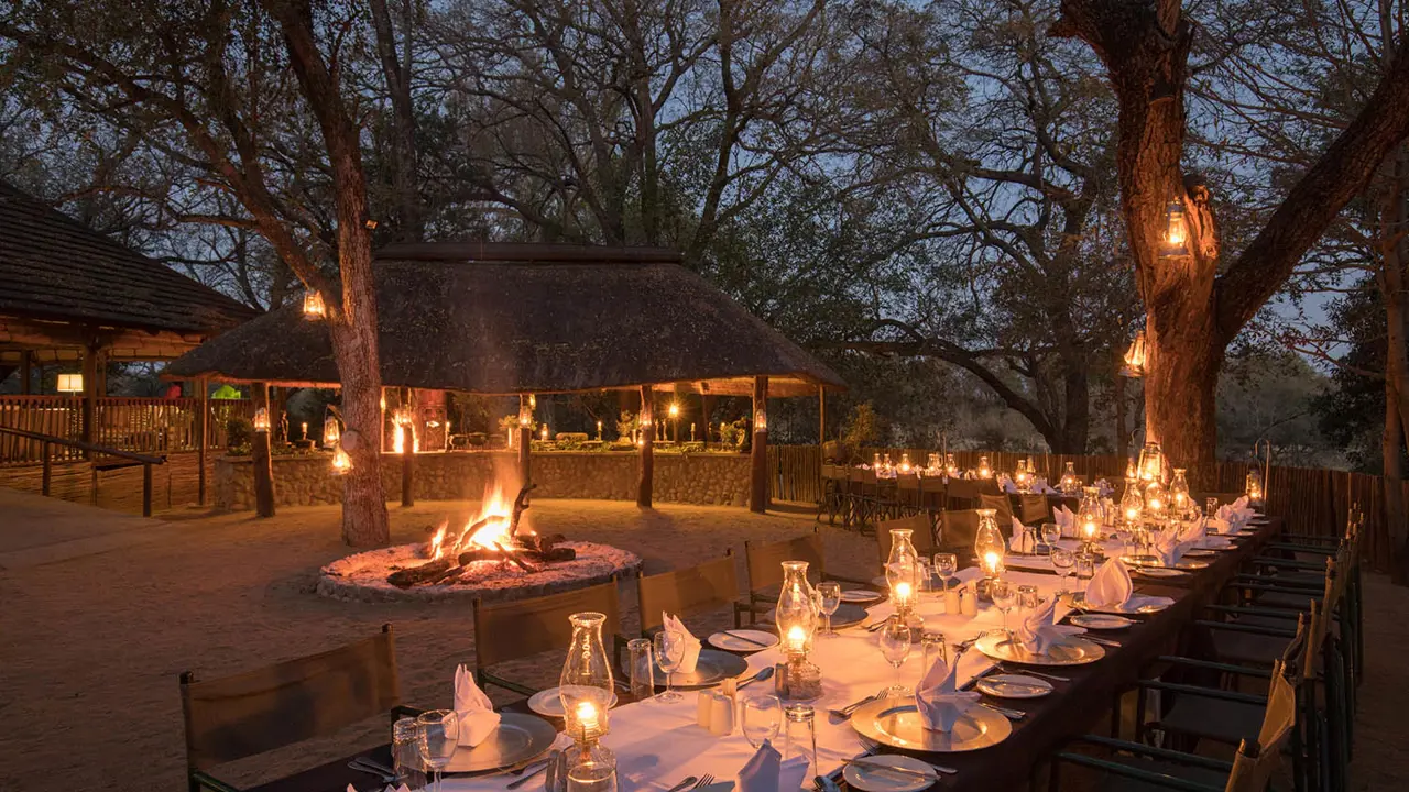 Chisomo Safari Camp Blessings Karongwe Portfolio African Safari Gallery Traditional And Elegant Boma Evenings