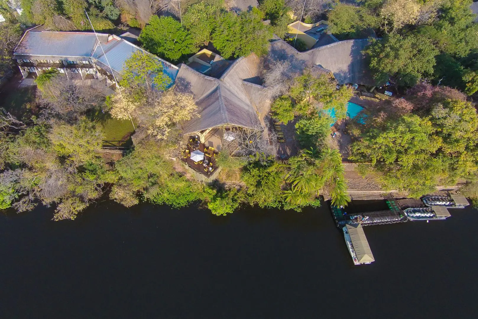 Chobe Safari Lodge Aerial 4