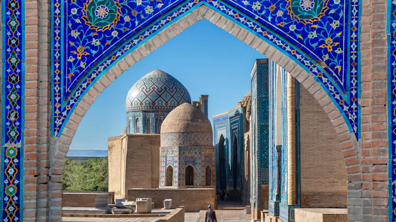 Cemetery Of Shahi Zinda, Samarkand, Uzbekistan