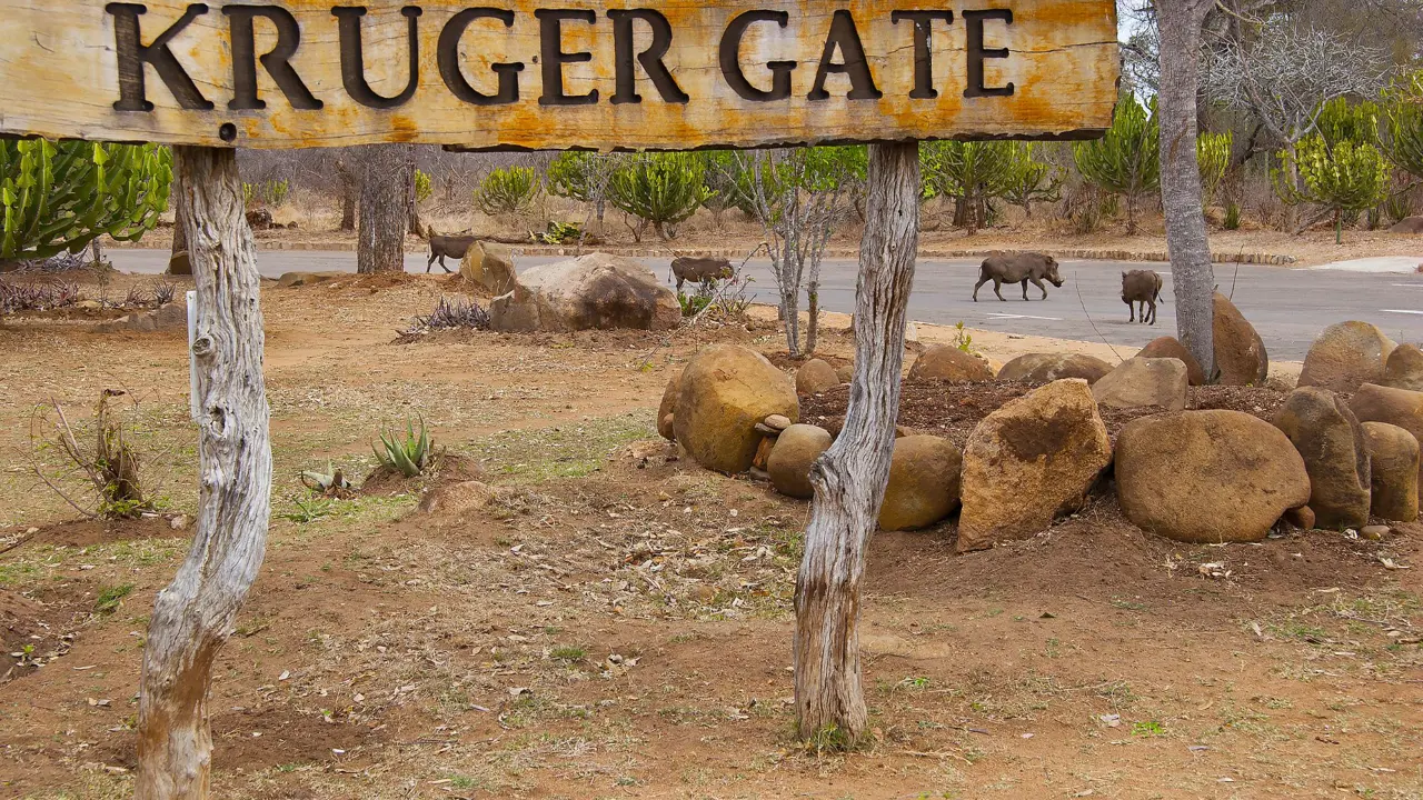 Kruger National Park, gate
