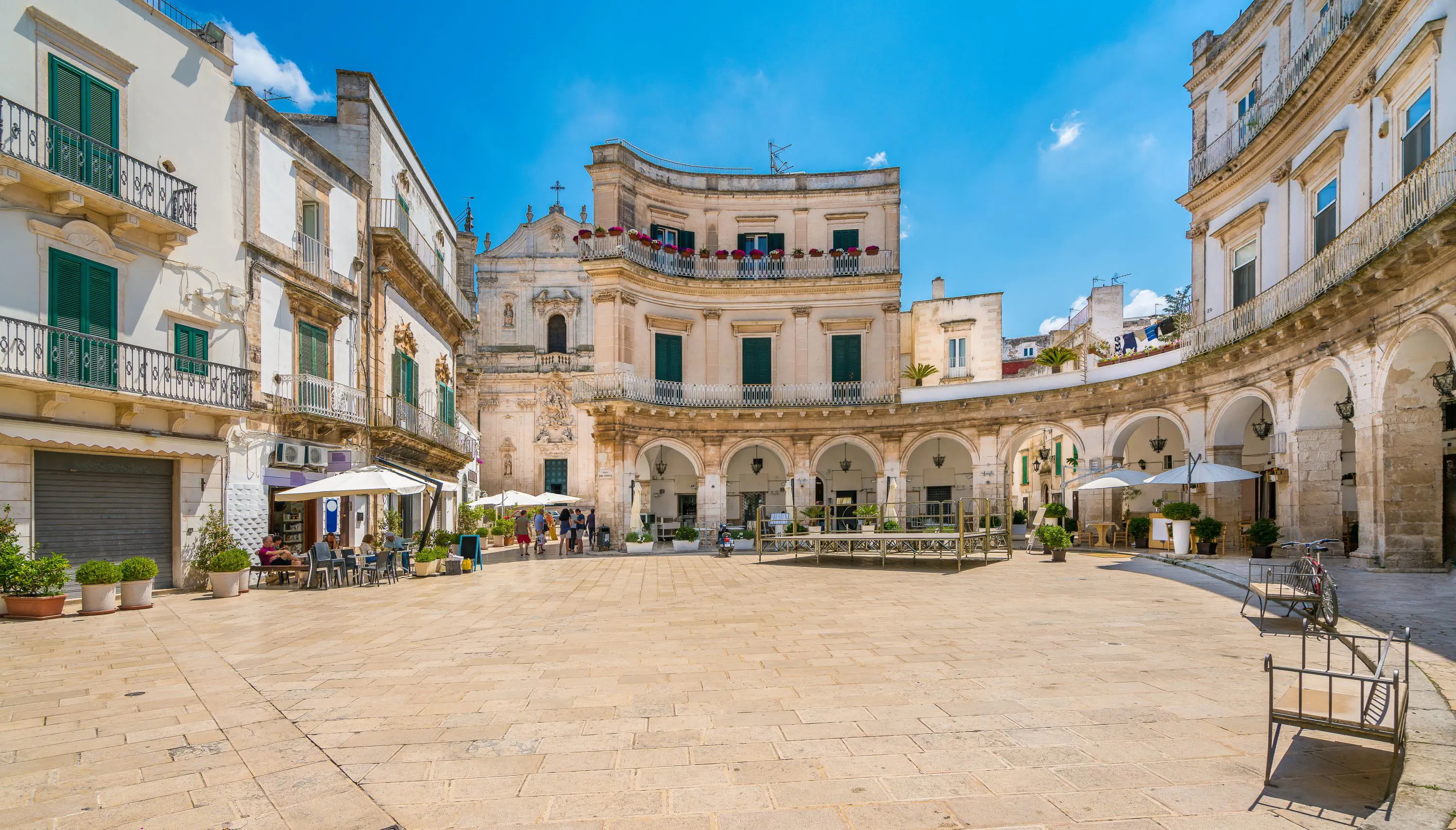 Martina Franca square, Puglia