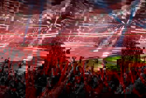 The impressive Vodafone Park in the Beşiktaş district of Istanbul, Turkey.